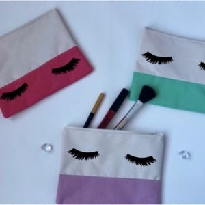 3 Eyelash Cosmetic Bags
